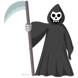 Grim Reaper Clipart WM | Pearly Arts
