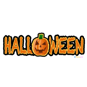 Halloween Word Clipart 2) WM | Pearly Arts