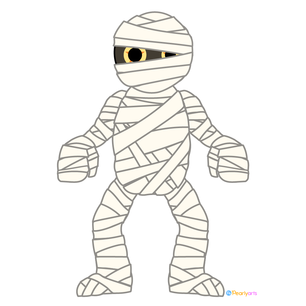 Mummy Clipart WM free | Pearly Arts