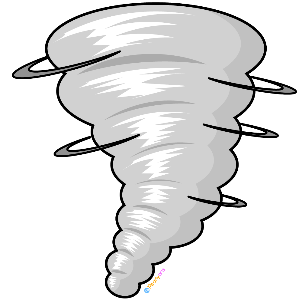 Tornado Clipart With Outline Free Download Pearly Arts 6098