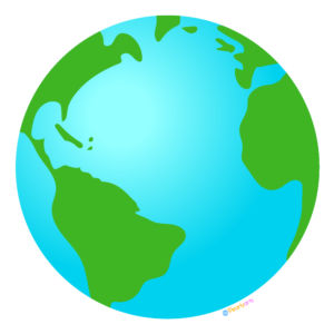 Free Earth Clipart WM | Pearly Arts | Royalty-free, 1000 by 1000, PNG, transparent background