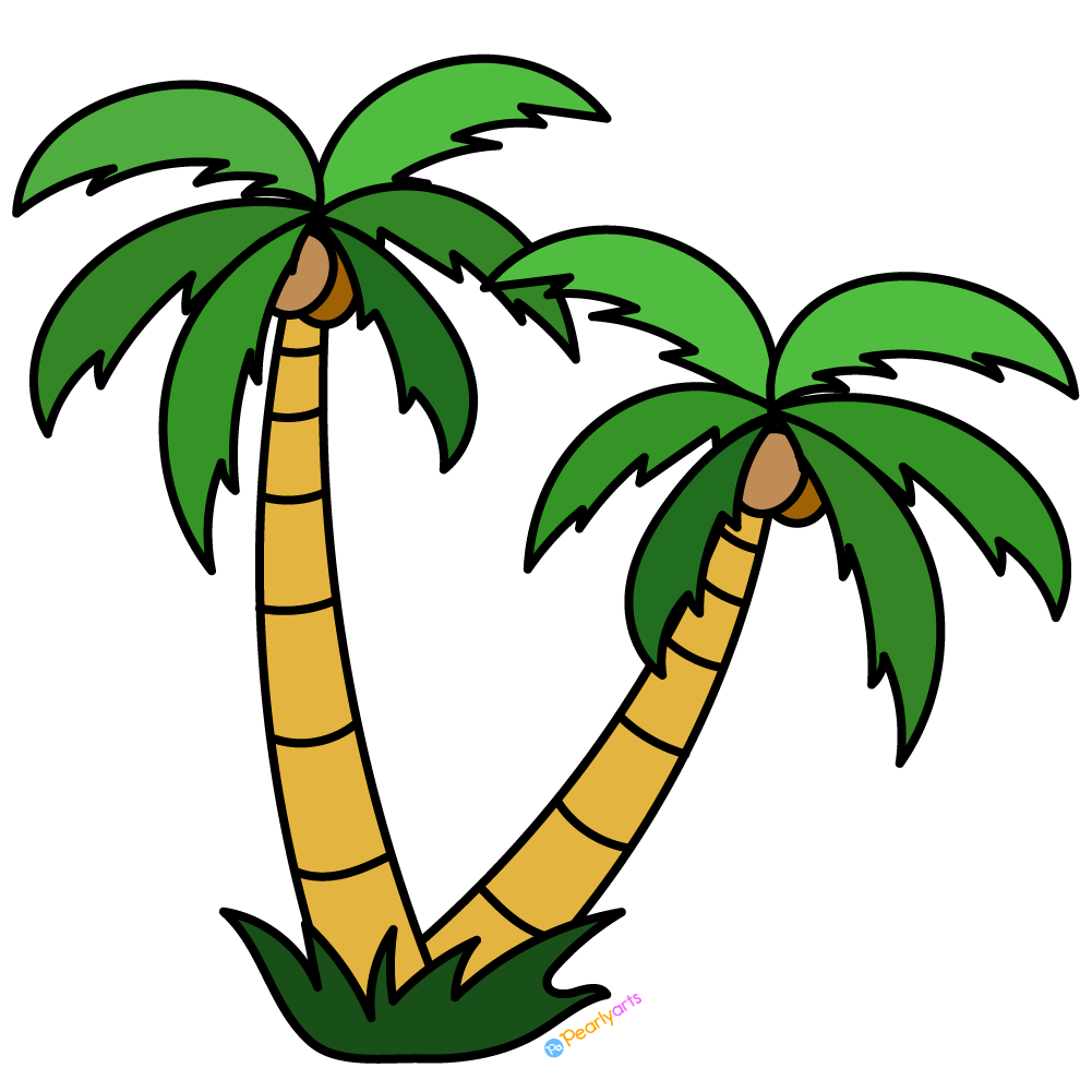 FREE Palm Trees Clipart (Royalty-free) | Pearly Arts