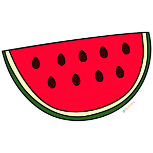 FREE Watermelon Slice Clipart (Royalty-free) | Pearly Arts