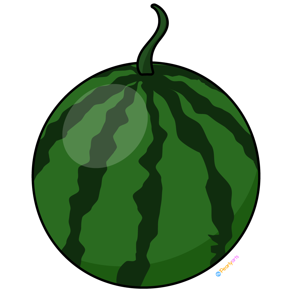 Whole Watermelon Clipart - Image 2