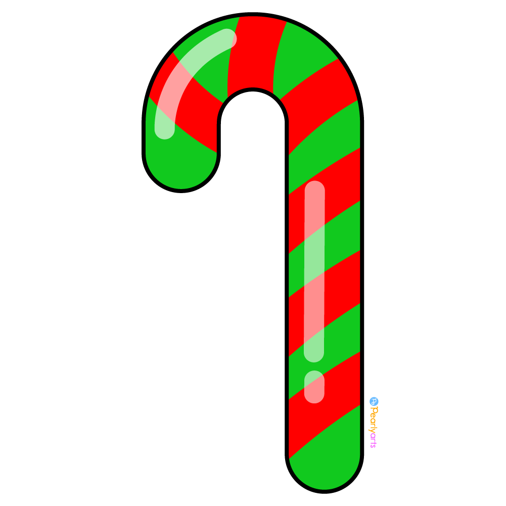 Christmas Candy Cane Clipart - Image 2