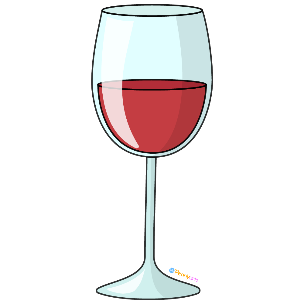 Red Wine Glass Clipart - Image 2