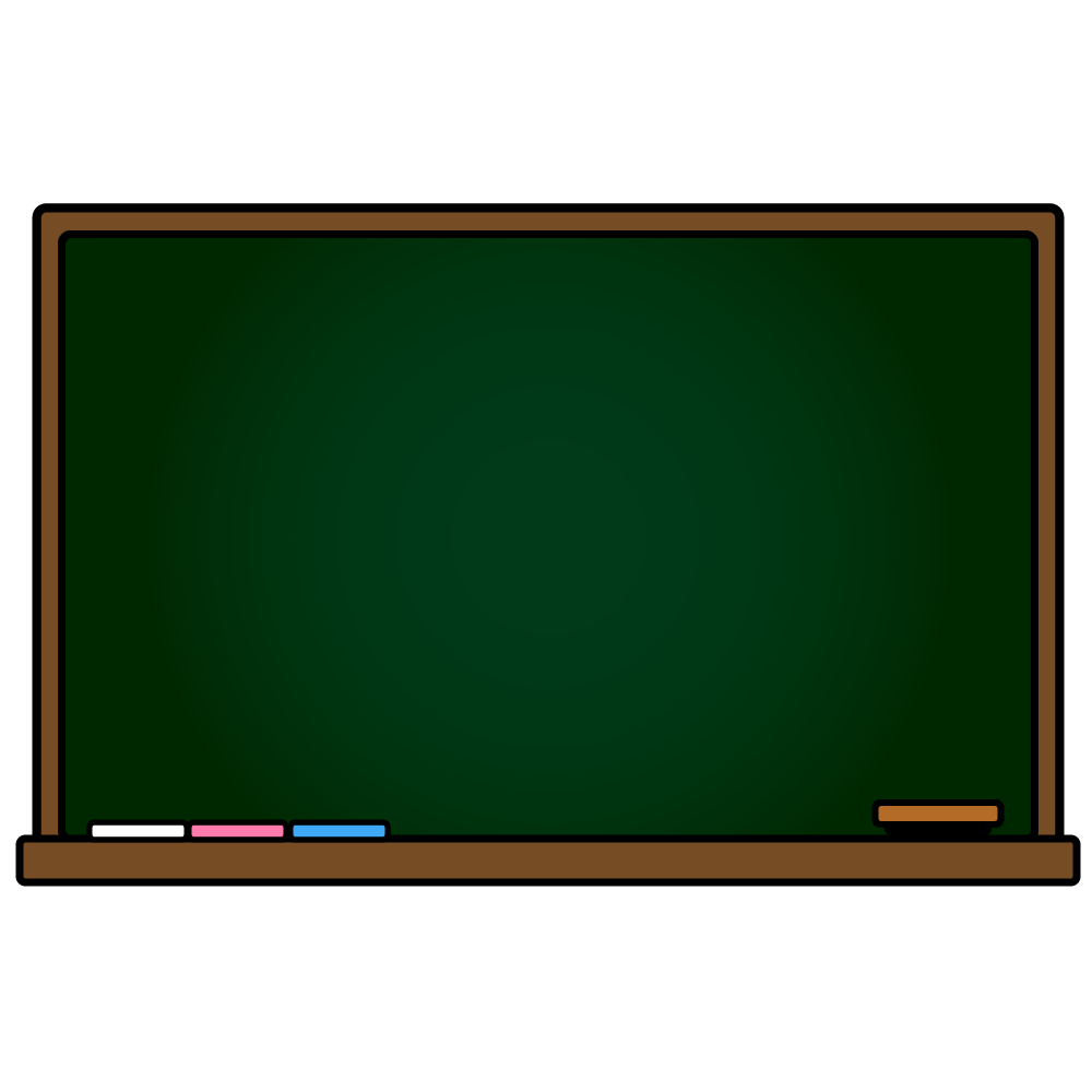 FREE Blackboard Clipart with outline WM | Pearly Arts
