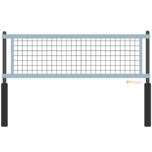 FREE Volleyball Net Clipart WM | Pearly Arts