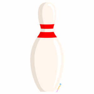 FREE Bowling Pin Clipart WM | Pearly Arts