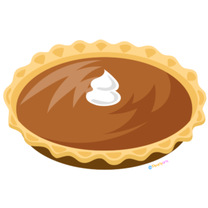 FREE Pumpkin Pie Clipart WM | Pearly Arts