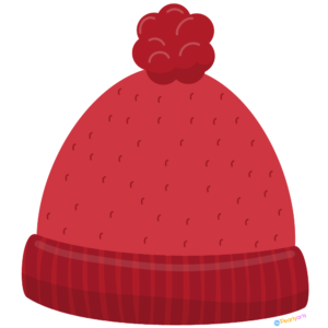 FREE Red Winter Hat Clipart WM | Pearly Arts
