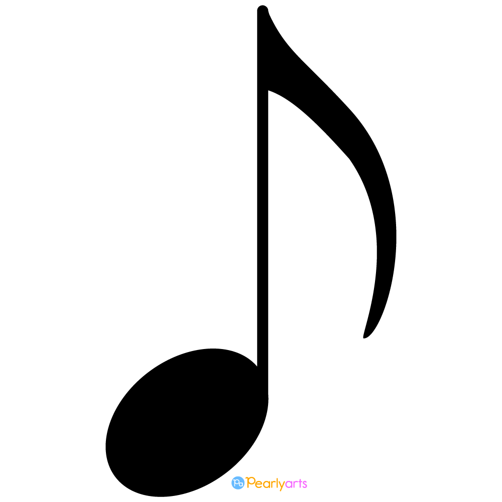 FREE Eighth Note Clipart WM | Pearly Arts