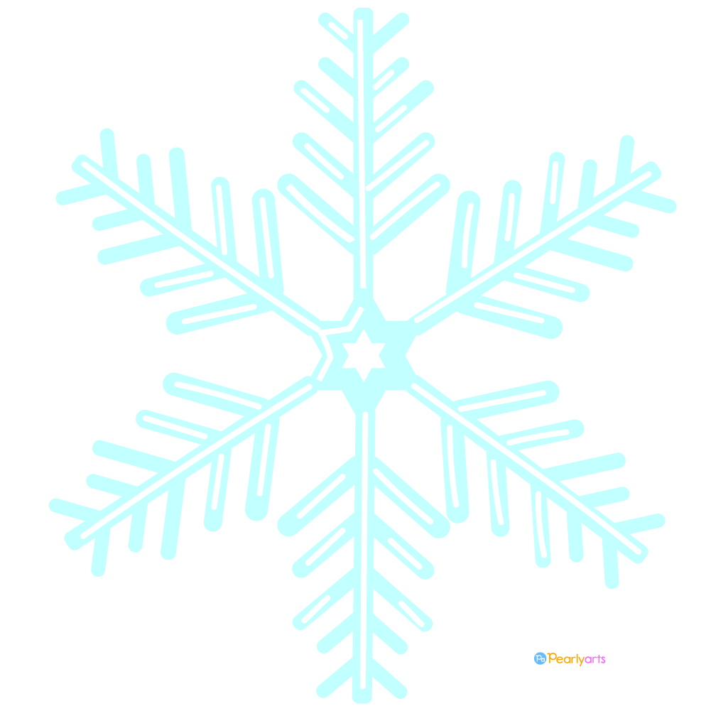 FREE Snowflake Clipart 2 WM | Pearly Arts