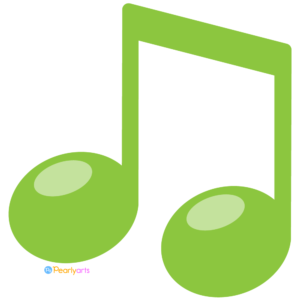 FREE Cute Beam Note Clipart WM | Pearly Arts