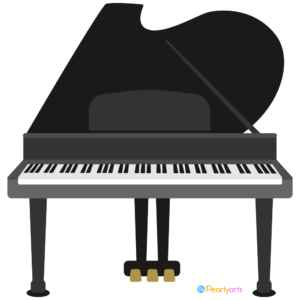 FREE Piano Clipart WM | Pearly Arts