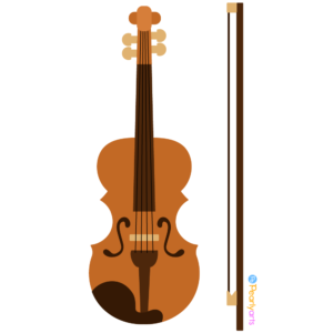 FREE Violin Clipart WM | Pearly Arts