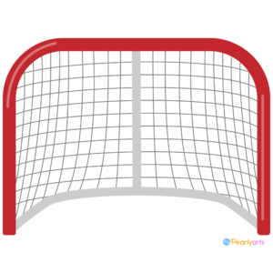 Hockey Goal Clipart WM | Pearly Arts