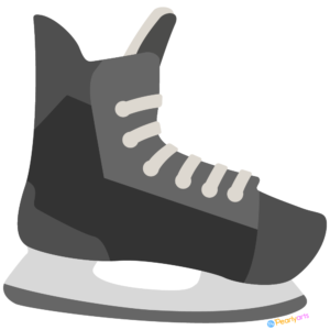 Hockey Skate Clipart WM | Pearly Arts