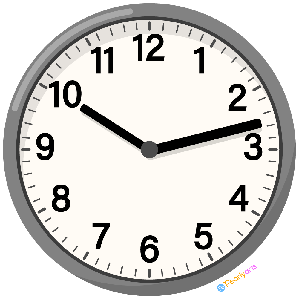 FREE Clock Clipart WM | Pearly Arts