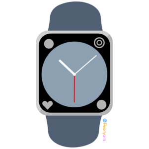 FREE Smart Watch Clipart WM | Pearly Arts