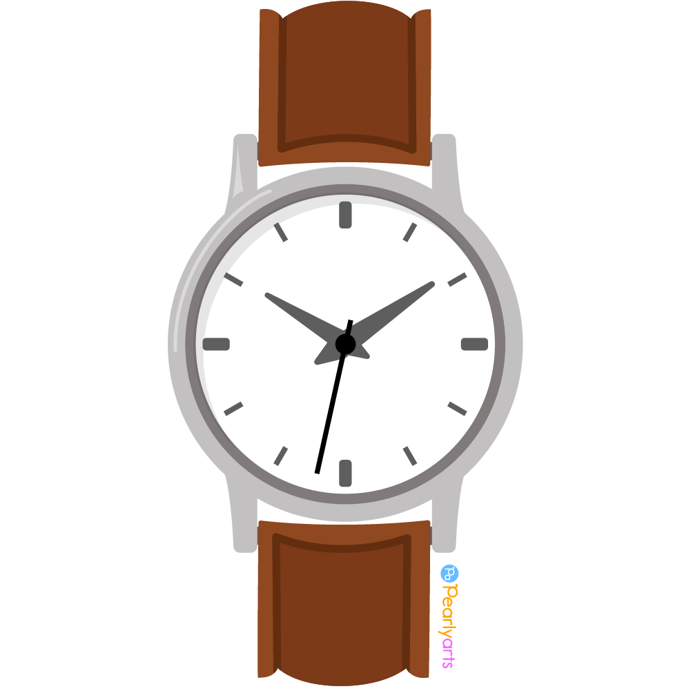 FREE Watch Clipart WM | Pearly Arts
