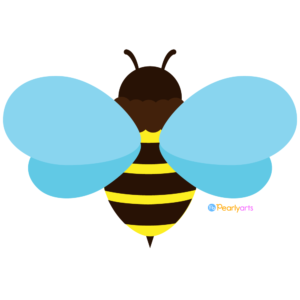 FREE Bee Clipart WM | Pearly Arts