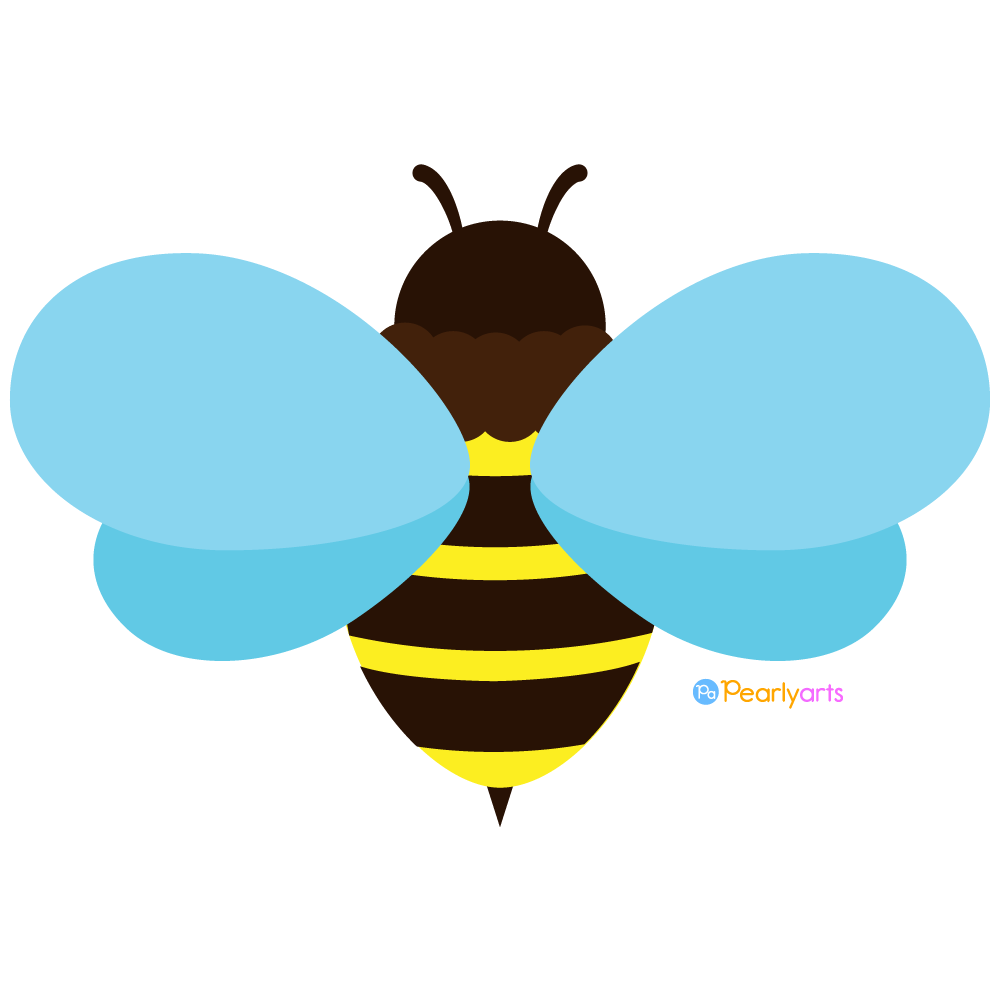 FREE Bee Clipart WM | Pearly Arts