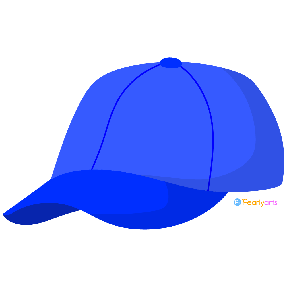 FREE Blue Cap Clipart WM | Pearly Arts