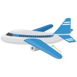FREE Airplane Clipart WM | Pearly Arts