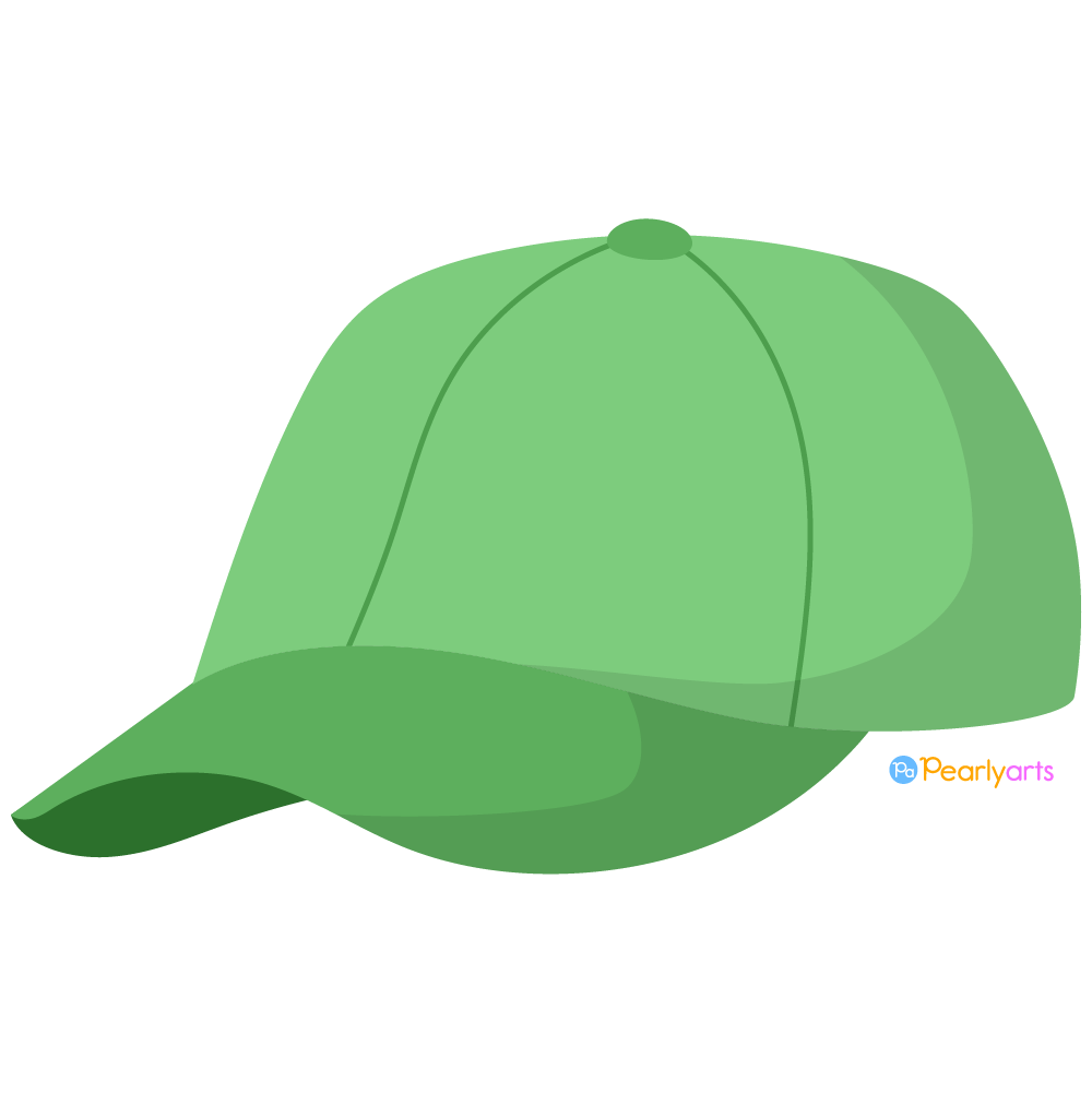 FREE Green Cap Clipart WM | Pearly Arts
