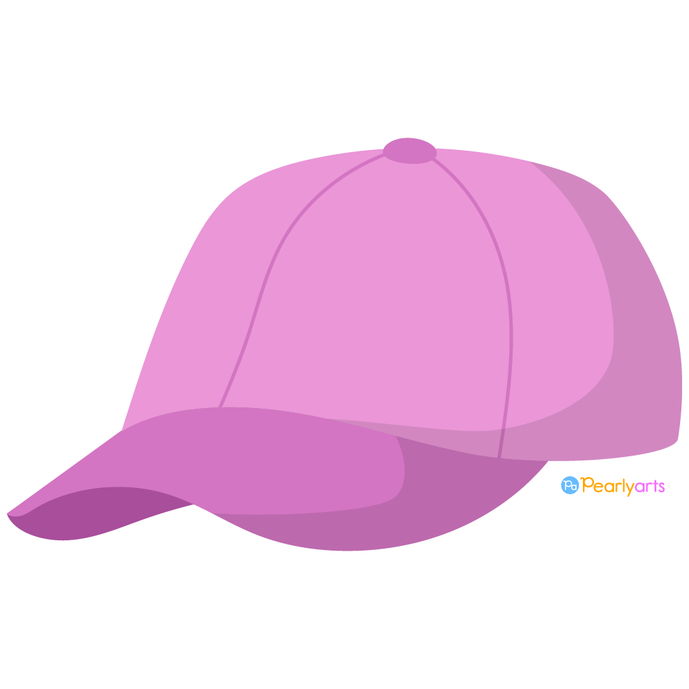 FREE Pink Cap Clipart WM | Pearly Arts