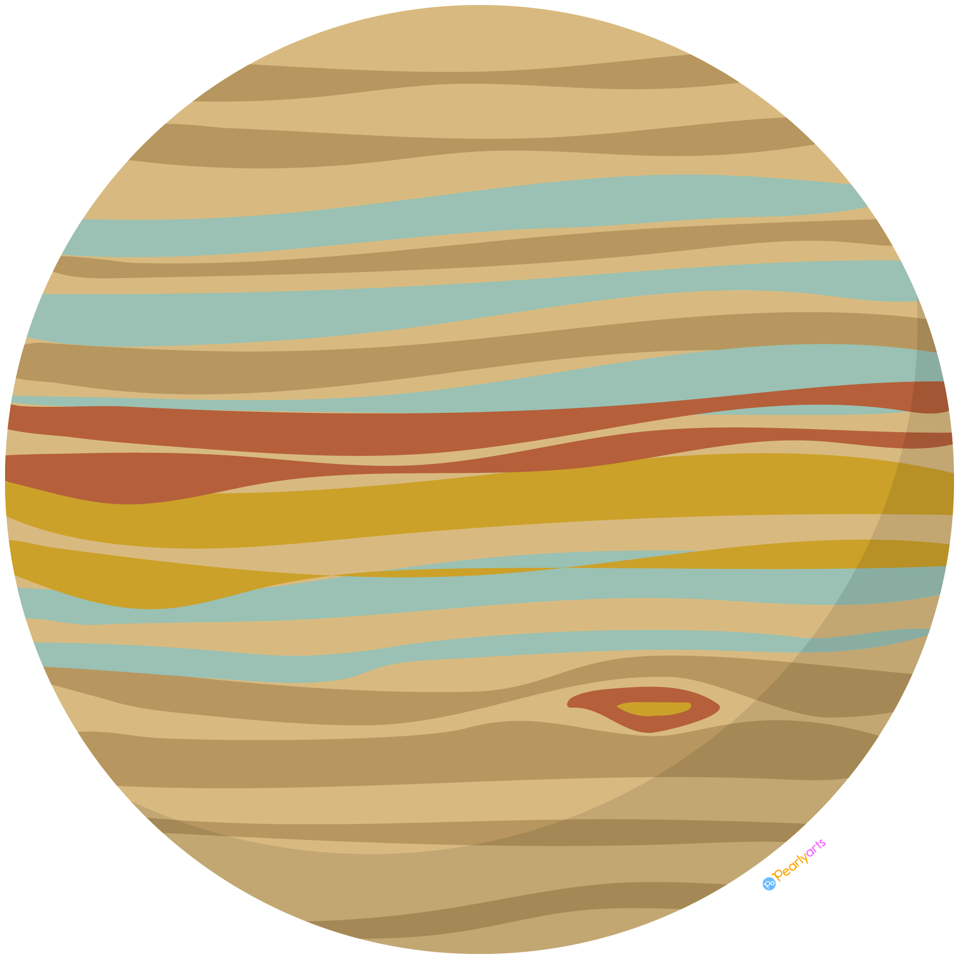 FREE Planet Jupiter Clipart WM | Pearly Arts