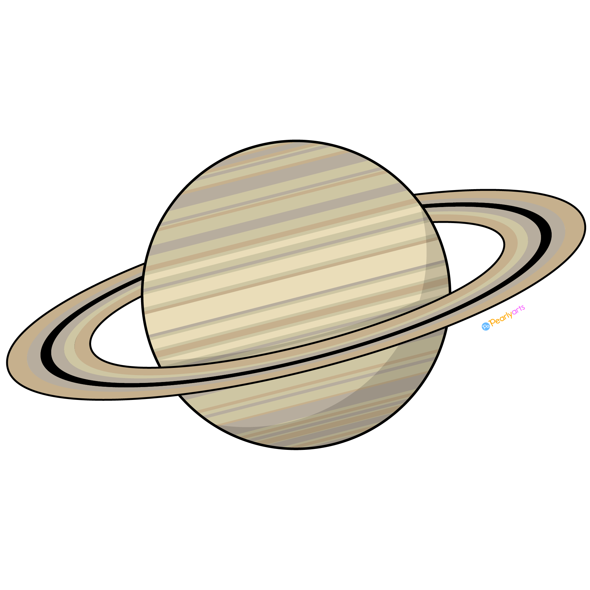 Planet Saturn Clipart - Image 2