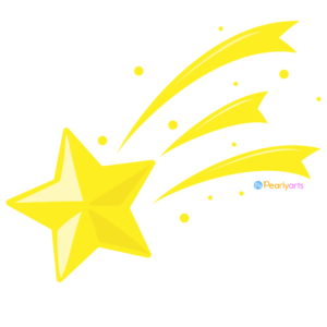 FREE Shooting Star Clipart WM | Pearly Arts