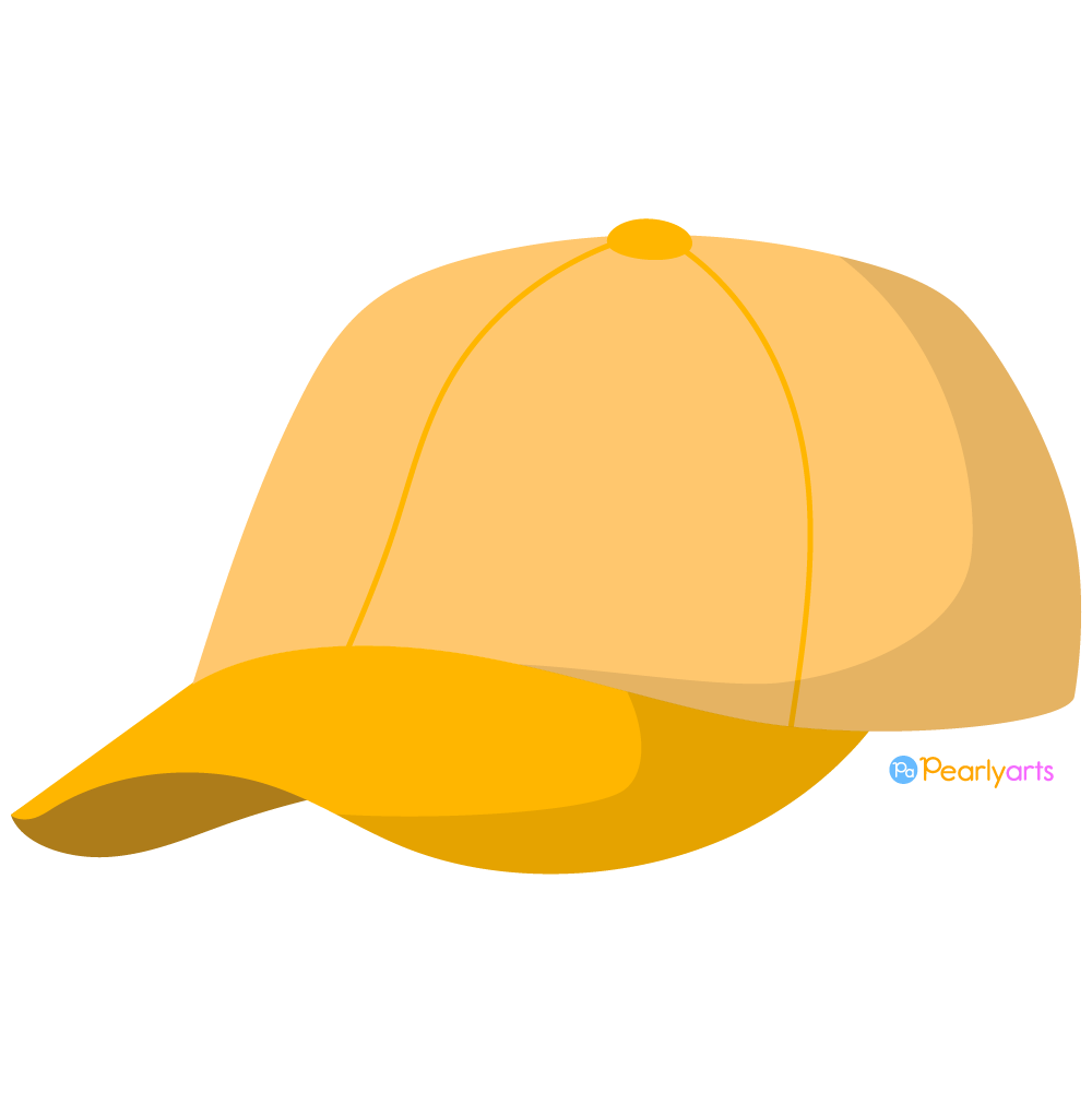 FREE Yellow Cap Clipart WM | Pearly Arts