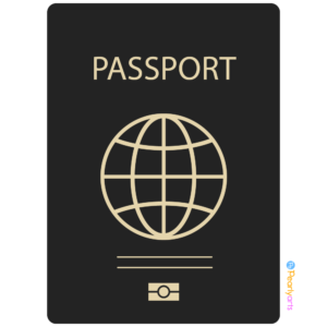 FREE Black Passport Clipart WM | Pearly Arts