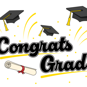 FREE Congrats Grad Clipart WM-SNS | Pearly Arts