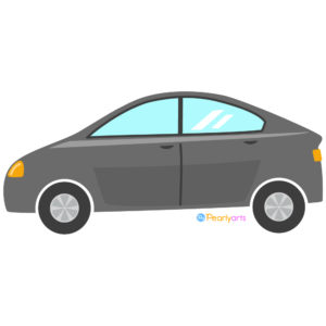 FREE Gray Car Clipart WM | Pearly Arts