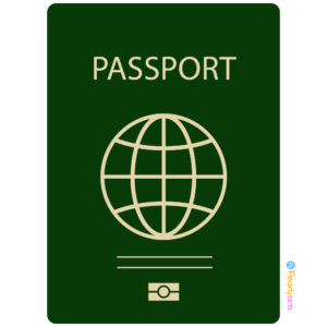 FREE Green Passport Clipart WM | Pearly Arts