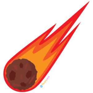 FREE Meteor Clipart WM | Pearly Arts