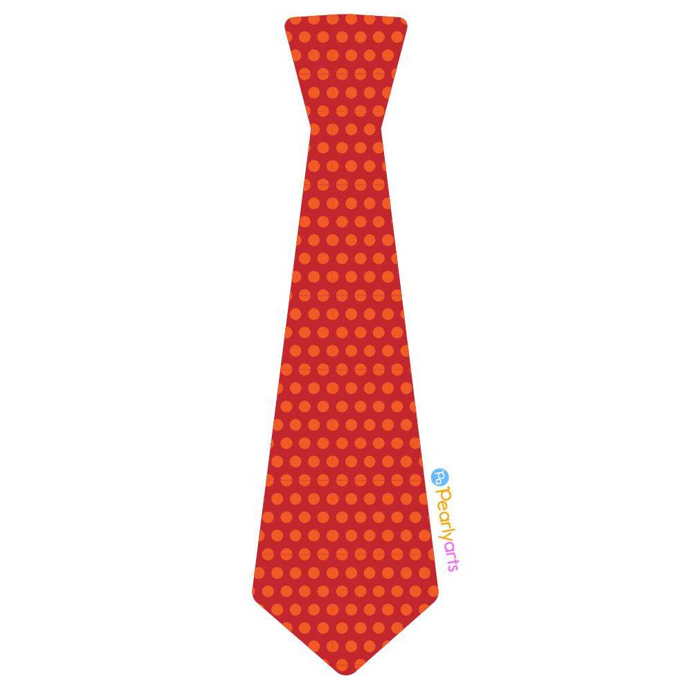 FREE Red Tie Clipart WM | Pearly Arts
