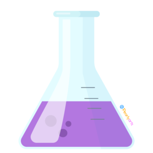 FREE Erlenmeyer Flask Clipart WM | Pearly Arts