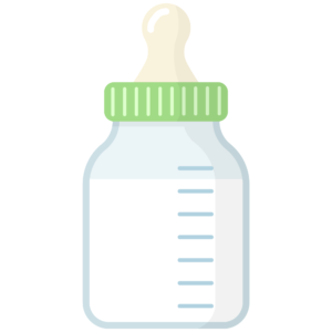 FREE Green Baby Bottle Clipart WM | Pearly Arts