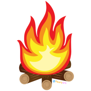 FREE Campfire Clipart WM | Pearly Arts