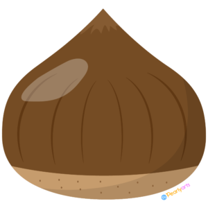 FREE Chestnut Clipart WM | Pearly Arts