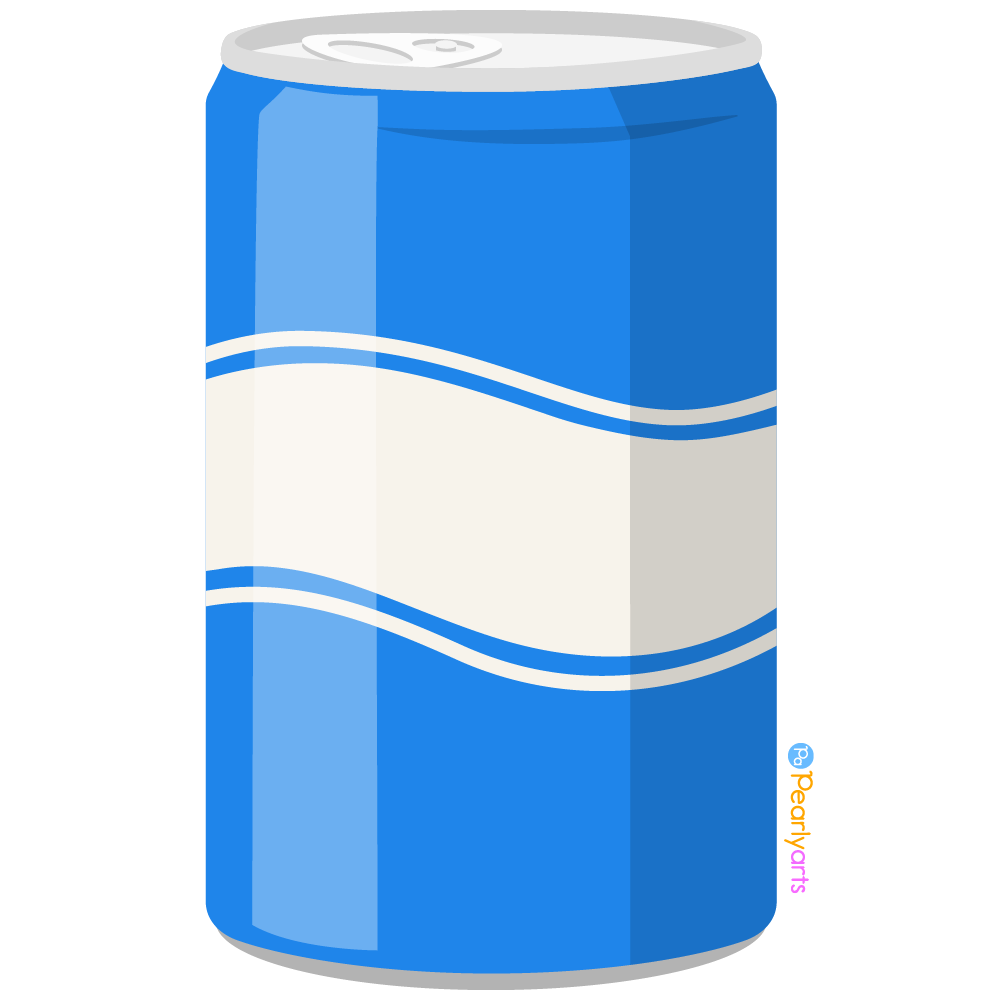 FREE Red Soda Can Clipart WM | Pearly Arts (FREE Clipart for Everyone!)