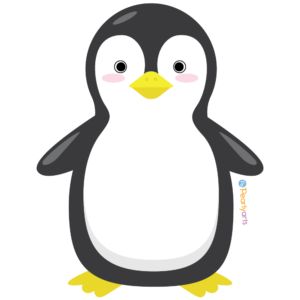 FREE Cute Penguin Clipart WM | Pearly Arts