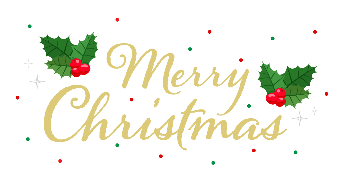 FREE Merry Christmas Clipart | Pearly Arts