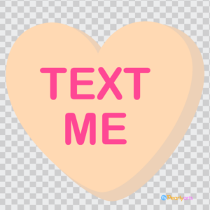 Conversation Hearts Text me Clipart WM | Pearly Arts