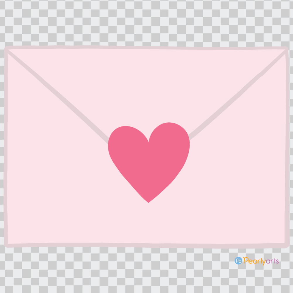 Love Letter Clipart WM | Pearly Arts